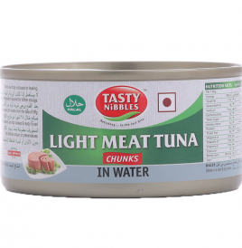 Tasty Nibbles Light Meat Tuna Chunks In Water  Tin  185 grams
